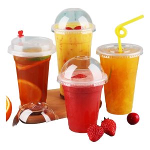 100pc pack Disposable Plastic Milk Tea Cups Beverage Juice Cups Takeaway Drinking Package Customized Photoroom